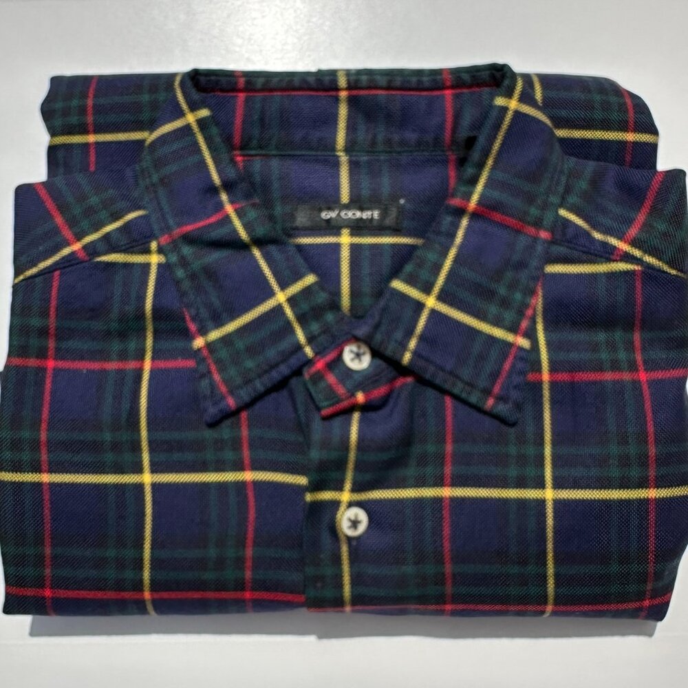 GV Conte - Green Yellow Plaid - 15 1/2  X 40